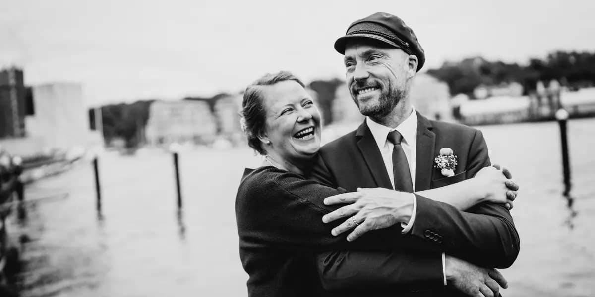 Natuerliche Hochzeitsfotos