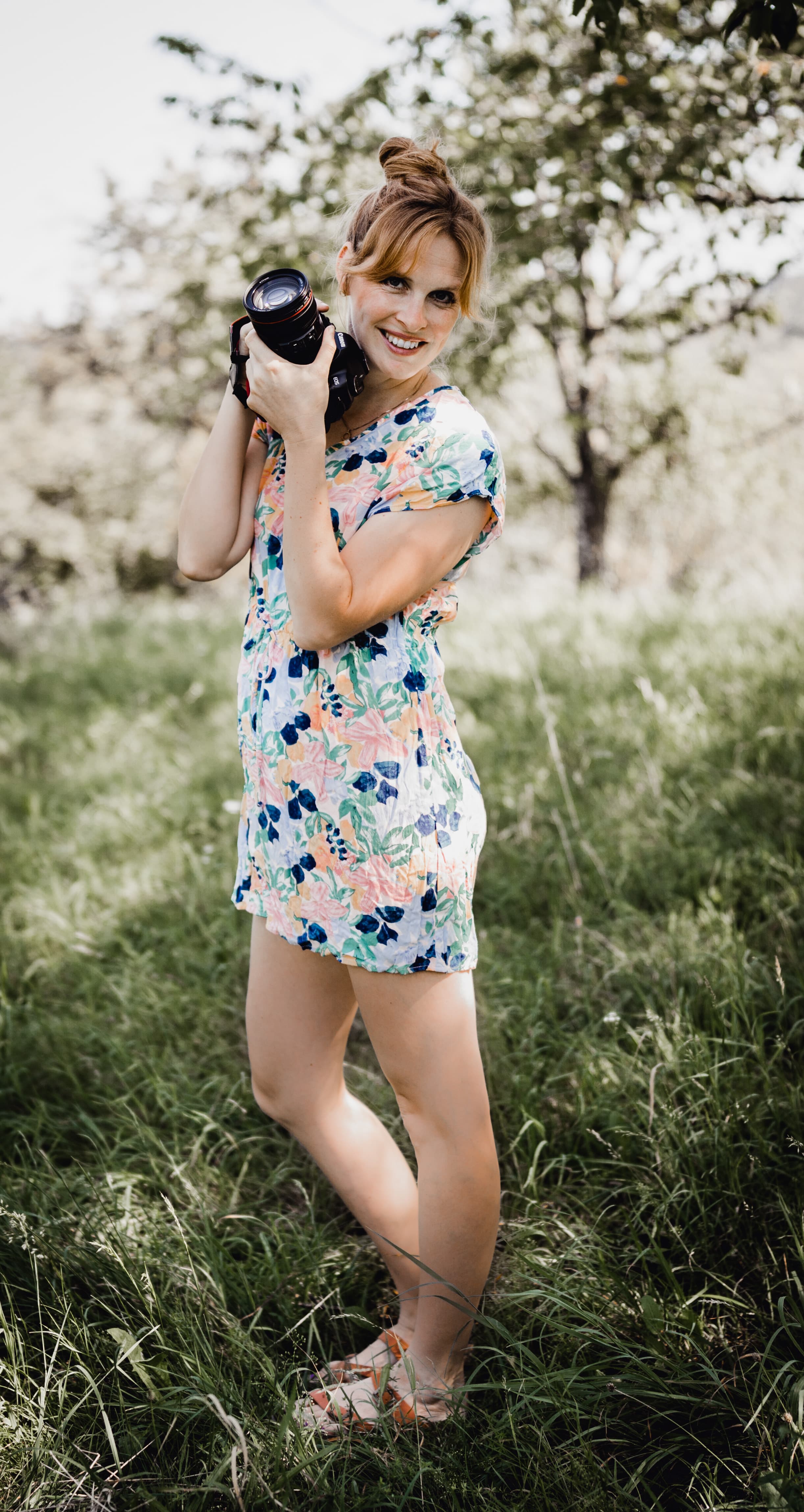 Fotografin Julia Hofmann mit ihren Kindern