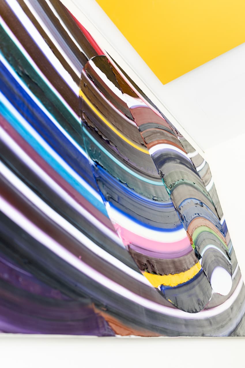 Kunstwerk oder Gemälde im Innenraum des Planetariums Freiburg